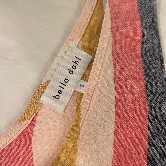 Bella Dahl Striped Button Tank - Picture 3 of 6